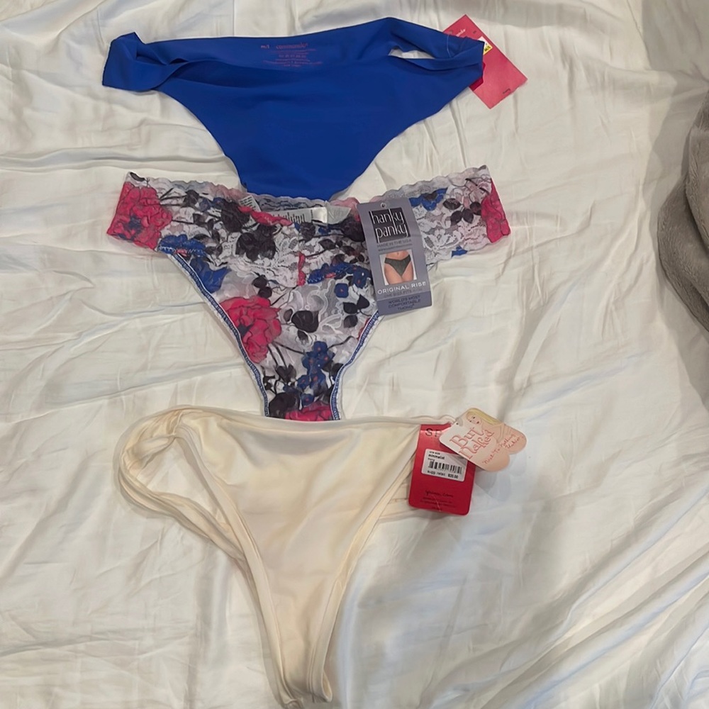 NWT thongs from Hanky Panky, Commando and Spanx